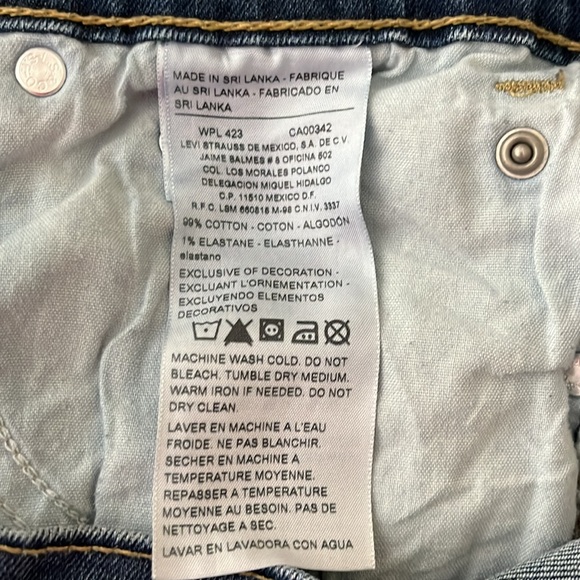 Levi's Denizen 208 Regular Taper Fit Pre-Faded Jeans - NWOT - Picture 10 of 11